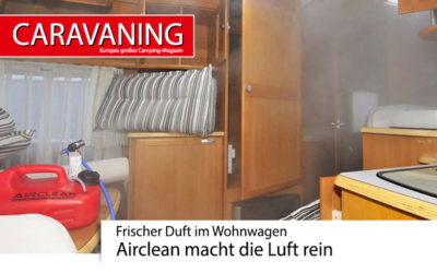 Frischer Duft im Wohnwagen – Airclean macht die Luft rein